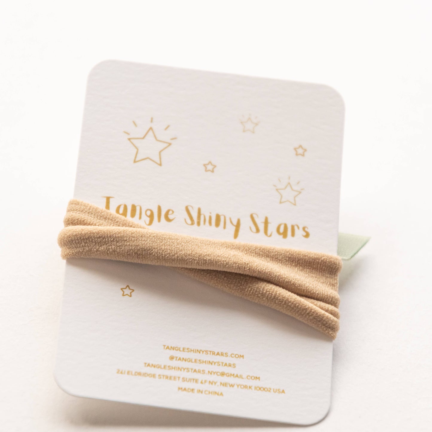 Velvet Bow Elastic Headband | Apple Green