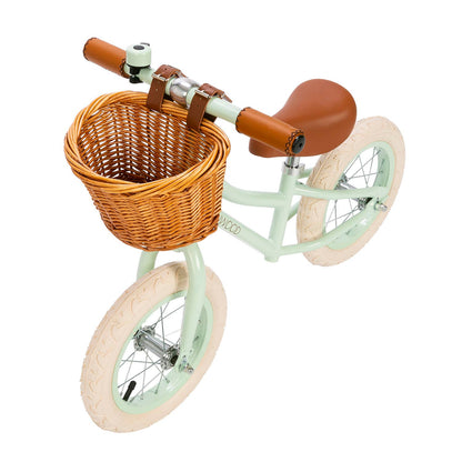 BANWOOD BALANCE BIKE 12" FIRST GO VINTAGE - PALE MINT