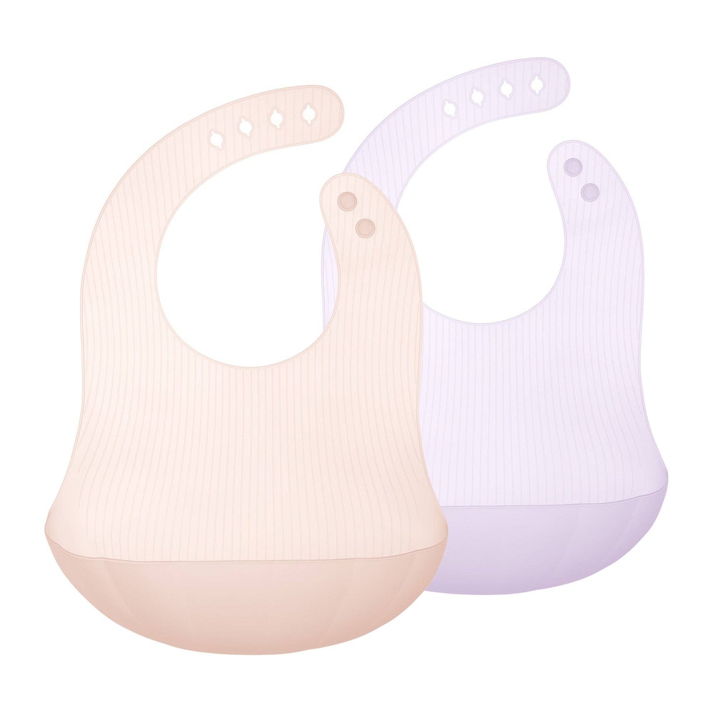 Silicone Bib: Coral / 1PK