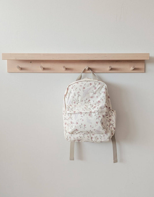 Mini Backpack - Flowers and birds - Menoum Menoum
