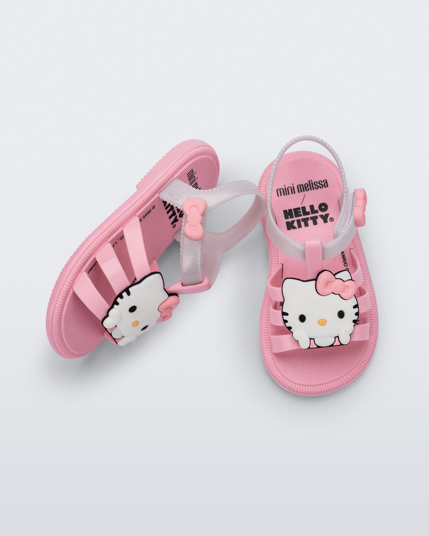 Mini Melissa Hip + Hello Kitty Baby Sandals: Pink