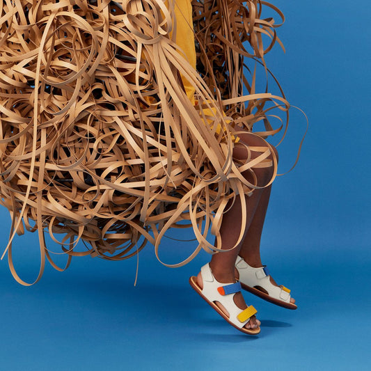 Kid Sandals Explore - Tapioca/Caja/Blue Tang