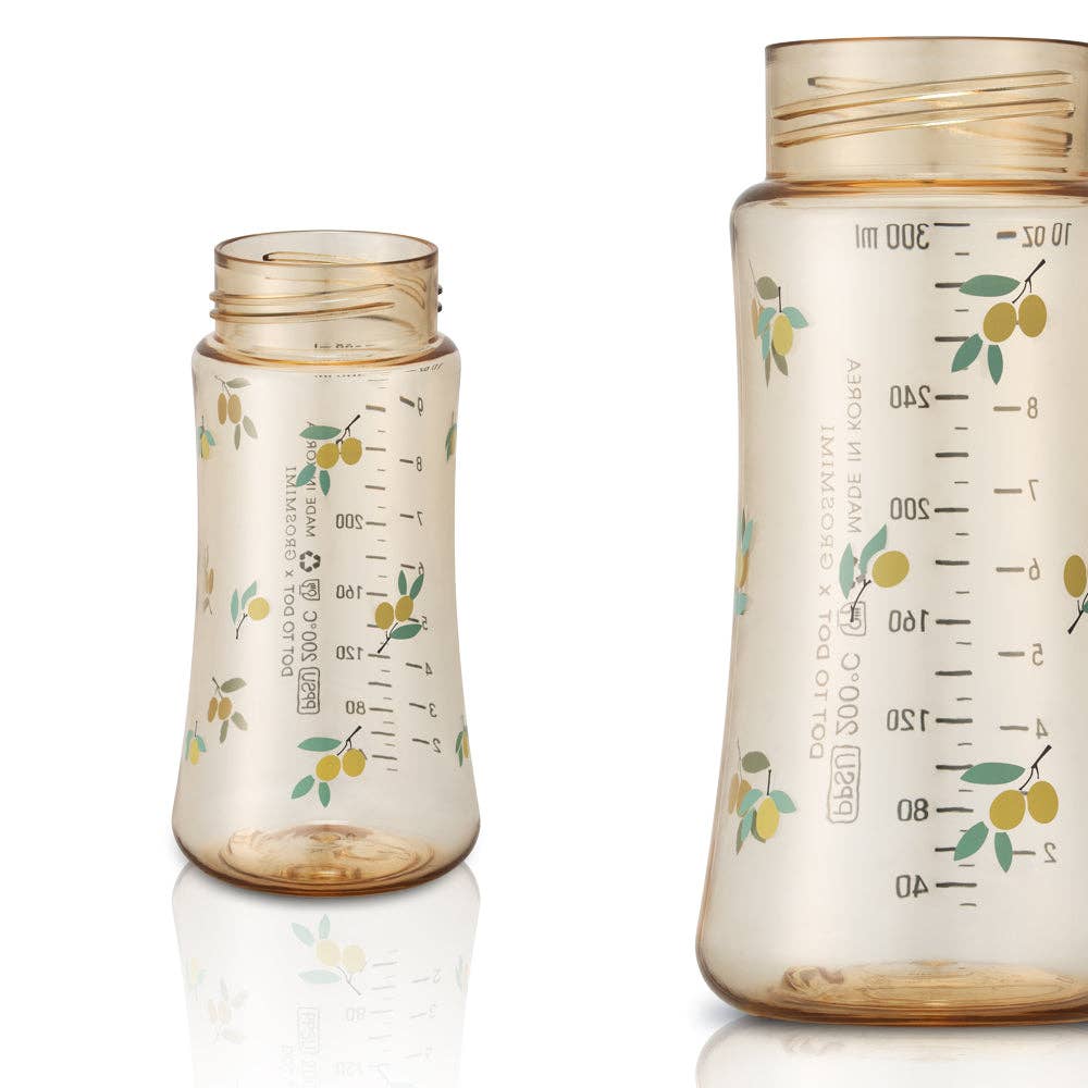 Grosmimi PPSU Baby Bottle - 10oz (300ml): Bear_Pure Gold