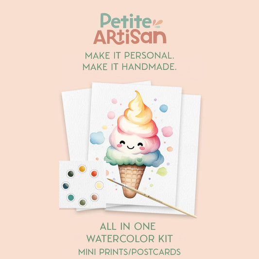 Summer Fun Watercolor Postcard Kit