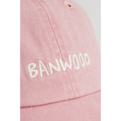 Banwood Washed Cap - Rose