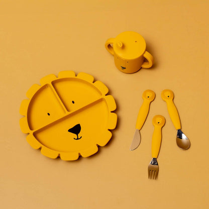 Trixie Silicone Cutlery Set, 3-Pack | Baby Toddler Utensils