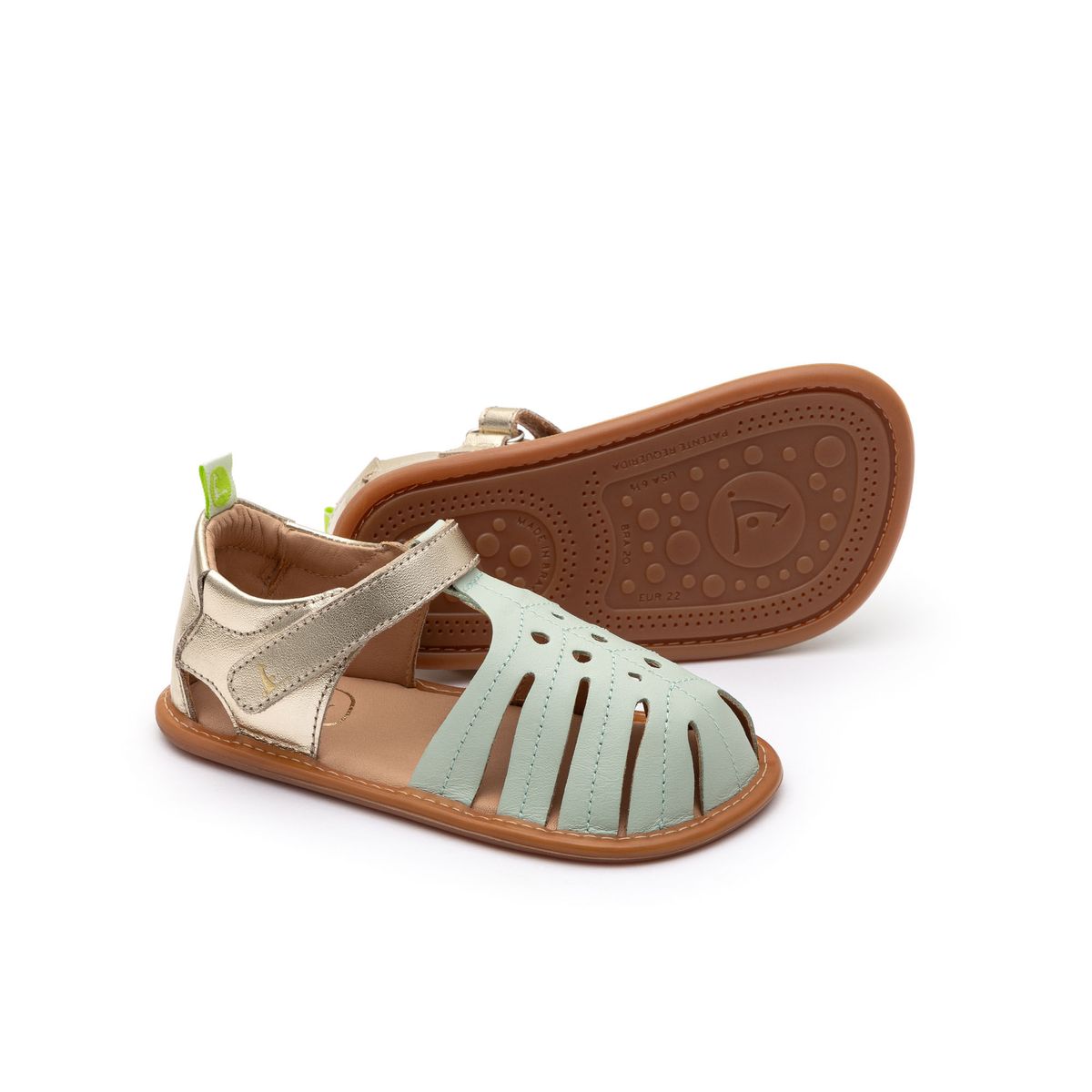 Toddler Sandals Tropically - Mint/ Champagne