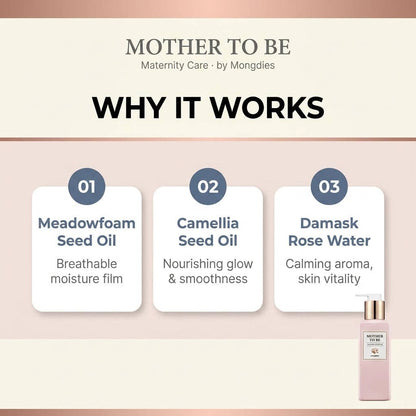 Mother To Be Rose Aroma Multi Oil 200ml | Nourishing Maternity Body Oil | Made in Korea
