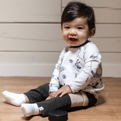 Hockey Season Sweatshirt & Pants Set: 3T