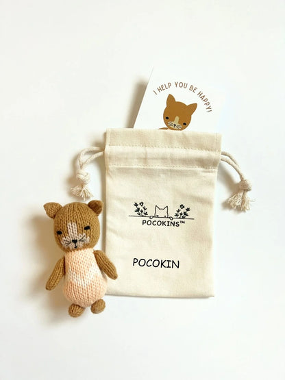 3” Mini PocoKin - Tabby the Cat (HAPPINESS)