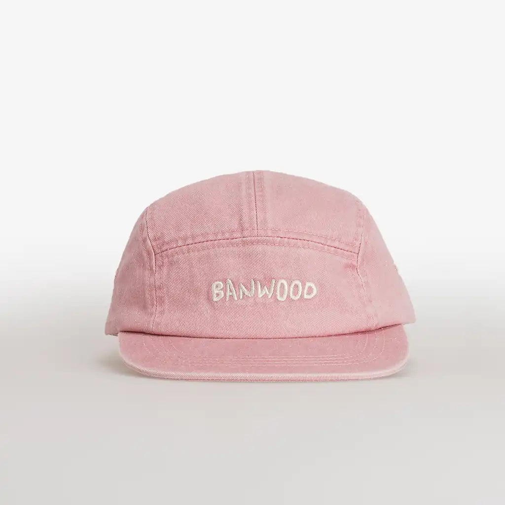 Banwood Washed 5 panel Cap - Rose
