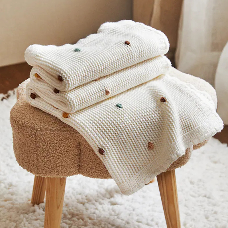 Annie & Charles® DOTS baby blanket