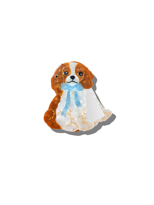 Hand-painted King Charles Compact Mirror | Eco-Friendly