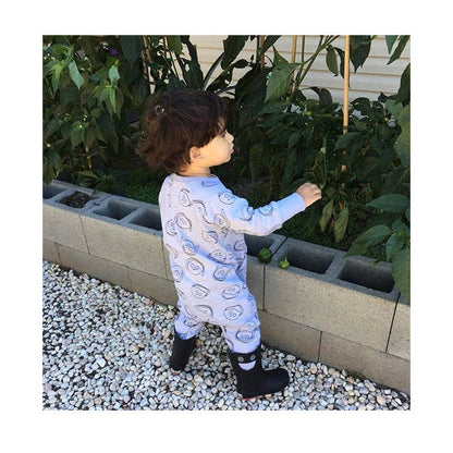 WISTITI Kids Rain Boots, Eco Rubber - Black