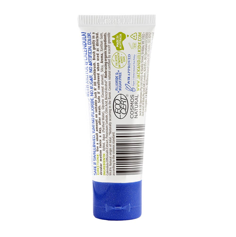 Jack N' Jill Natural Certified Kids Toothpaste Bubblegum