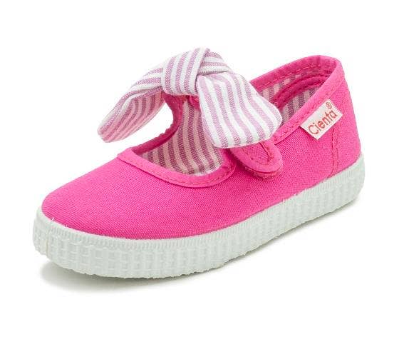 Cienta 53002.12 Fuchsia Mary Jane With Bow