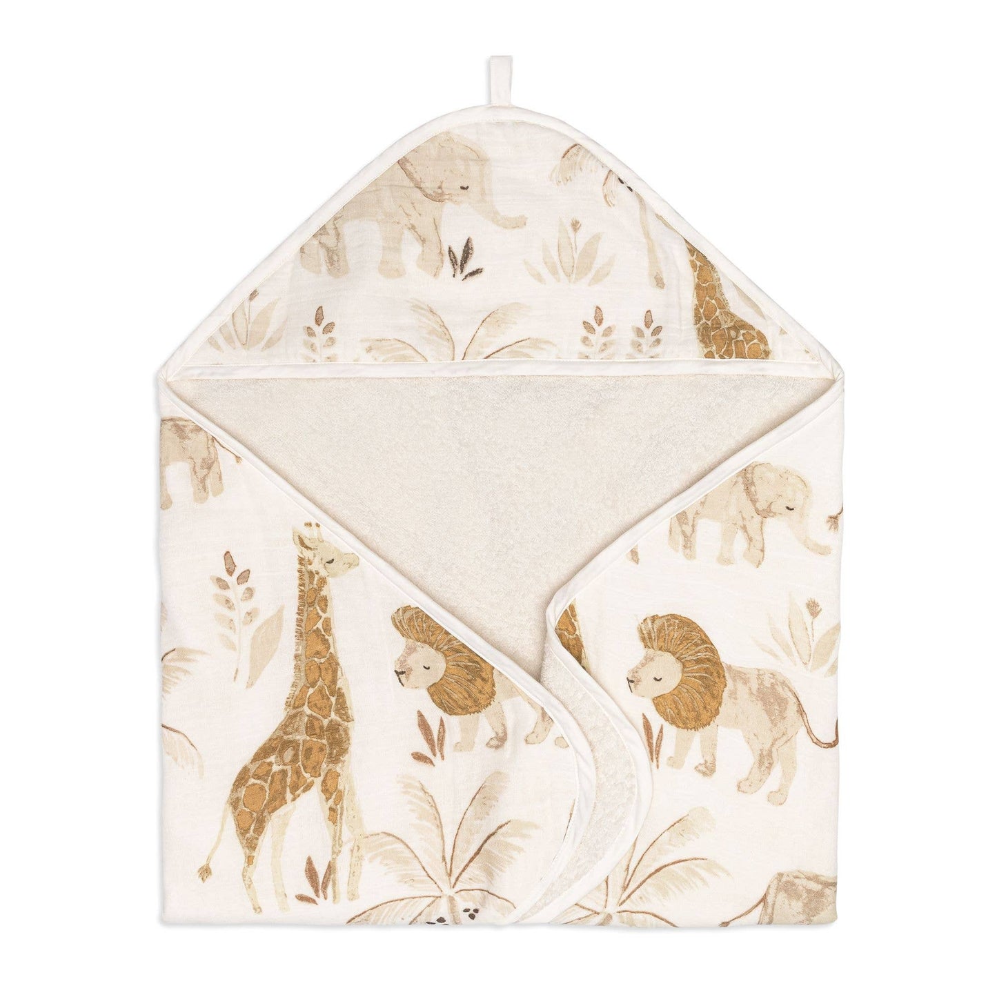 Kendi Baby Hooded Towel (Safari Animal)