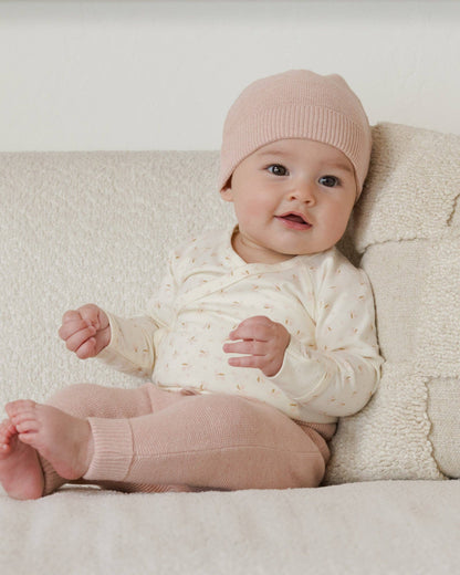 Knit Pant - Heathered Rose