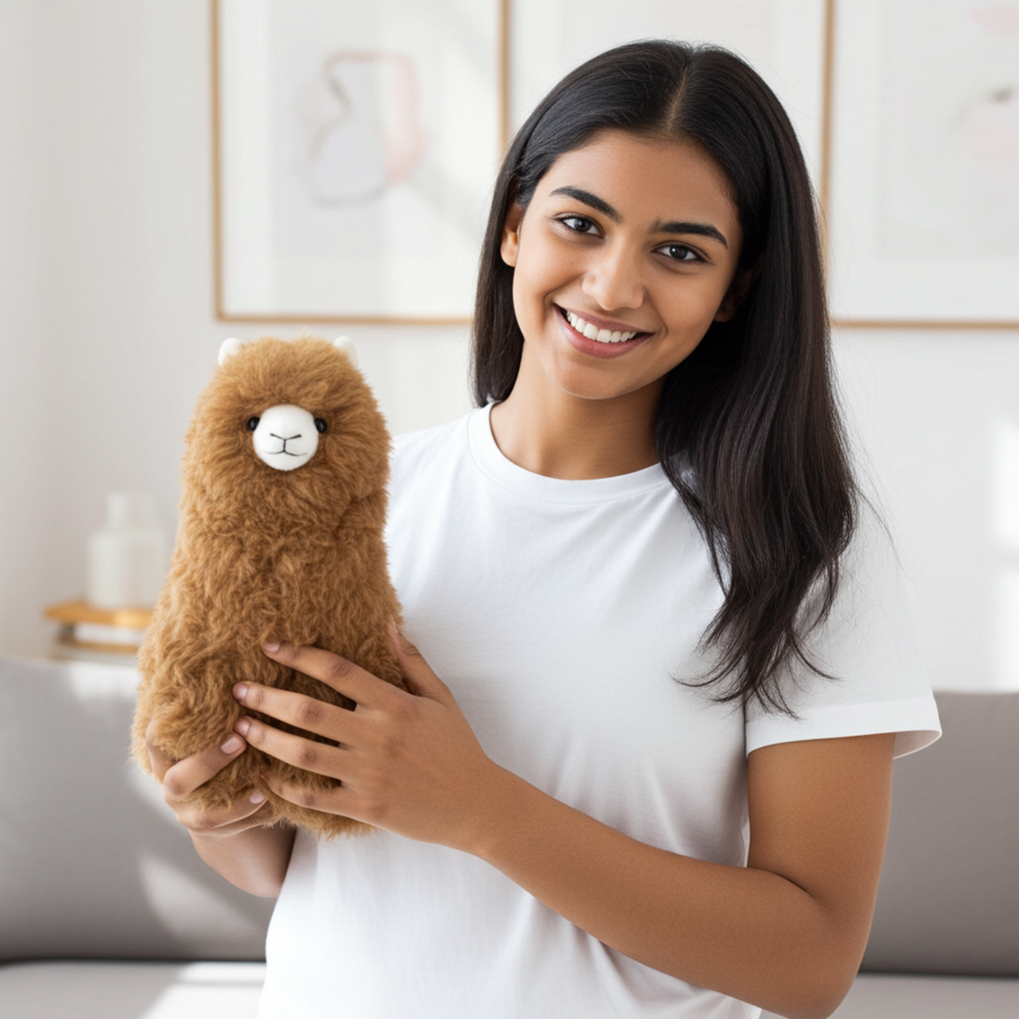 Alpaca Stuffed Animal - Alpaca Medium 12"