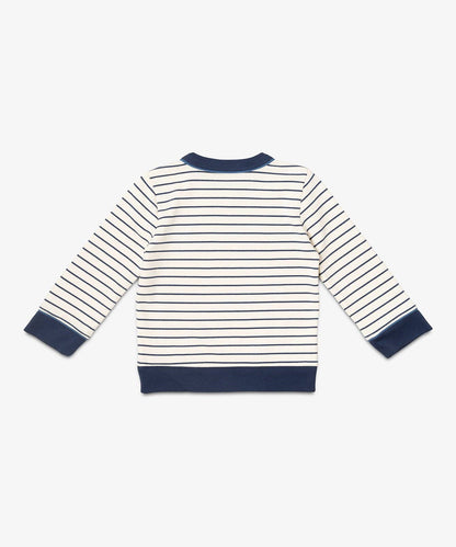 Remy Sweatshirt, Navy French Stripe