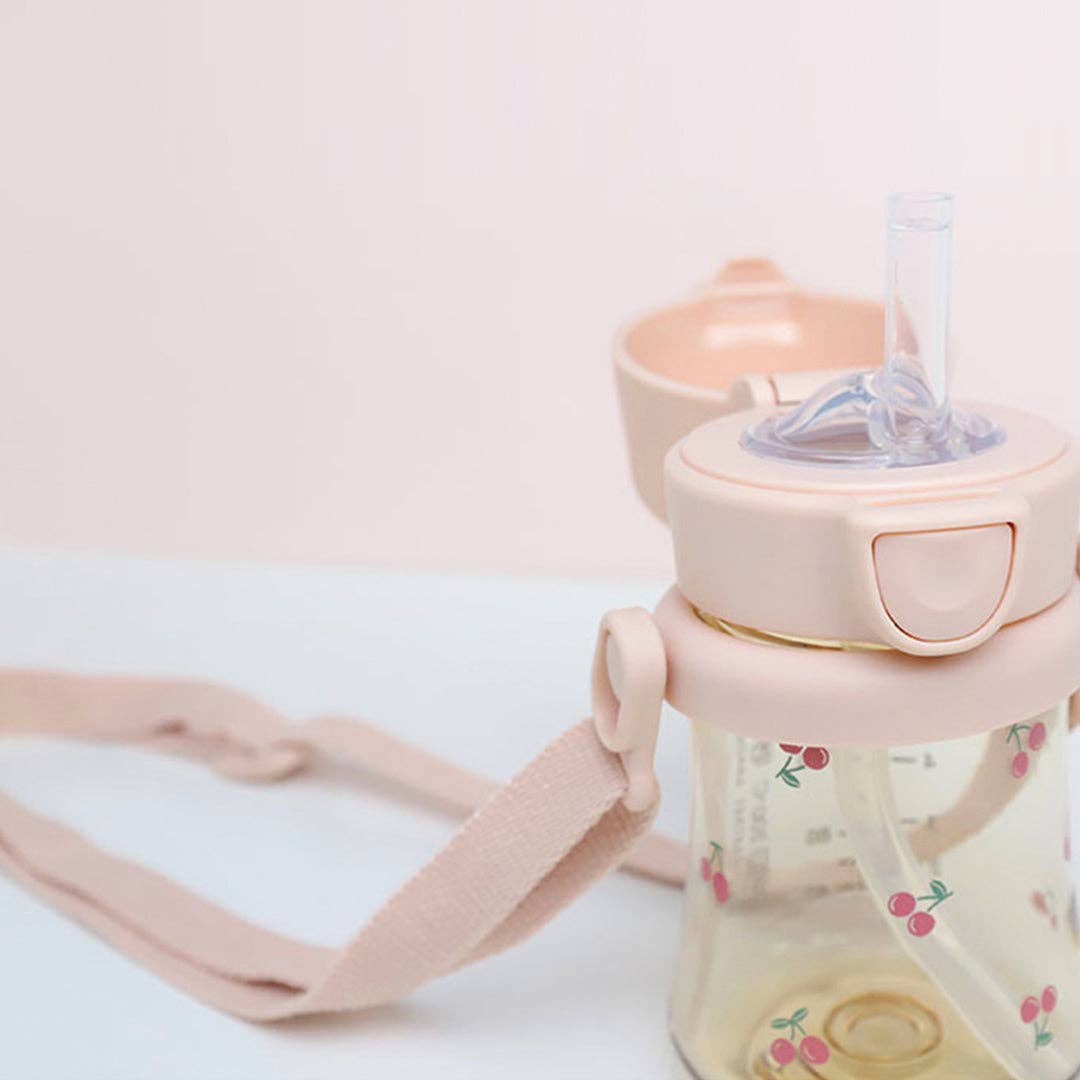Grosmimi Straw Cup Strap: Rose Gold