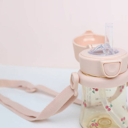 Grosmimi Straw Cup Strap: Rose Gold