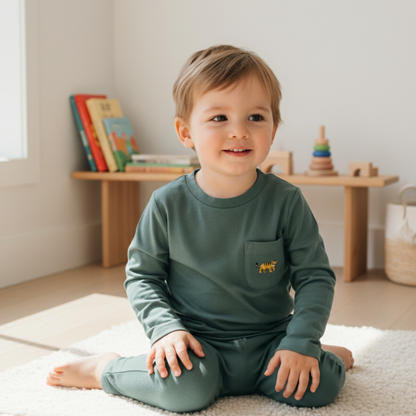 Long Sleeve Jersey Tee - Tiger: 2-3Y