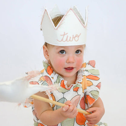 "Two" #10PG Blush Pink/Gold EL w/#10PG EL Crown: Oyster / Toddler