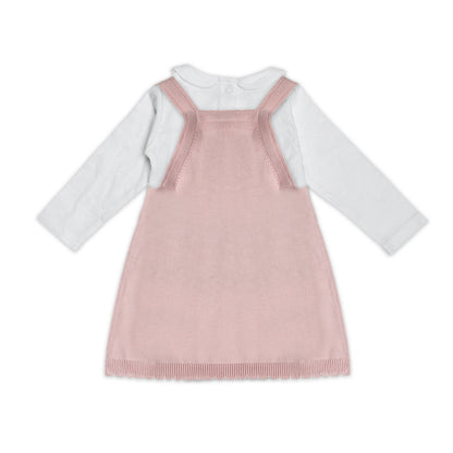 Strawberry Pocket Baby Knit Tunic Dress Set (Organic Cotton)
