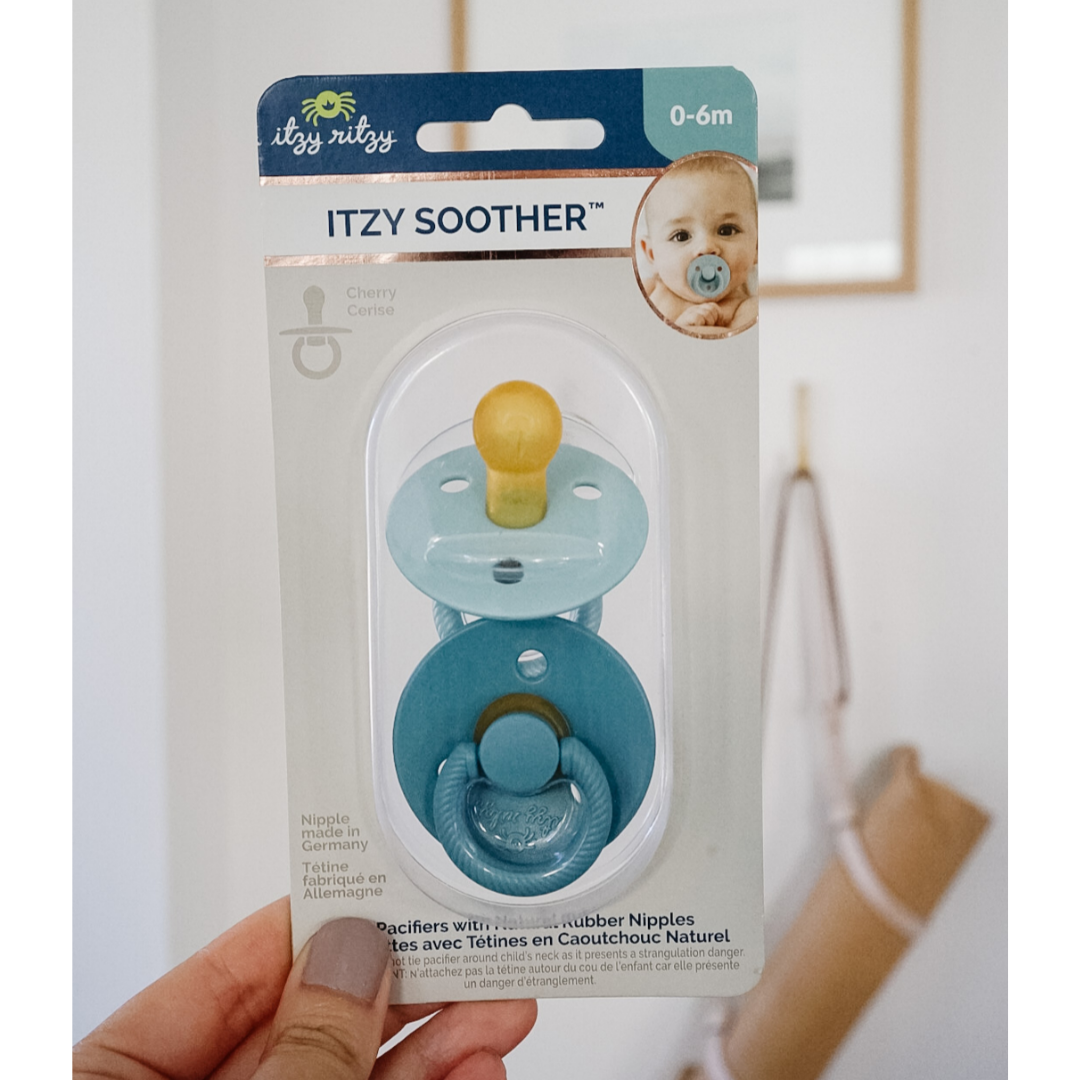*NEW STYLES* Itzy Soother™ Natural Rubber Paci Sets: Succulent + Agave 6-18 M