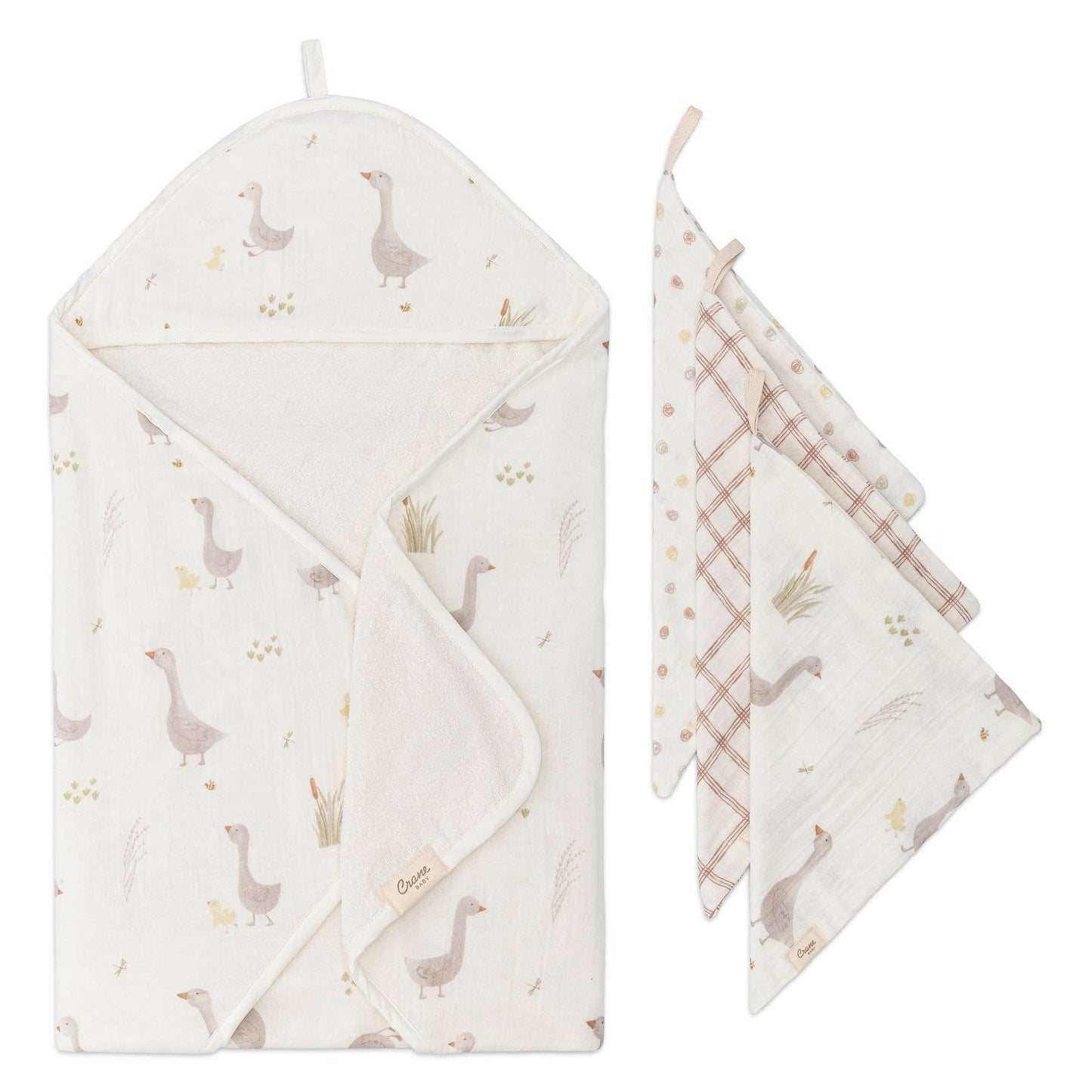 Charlie Farmhouse Goose HT/Wash Cloth Set