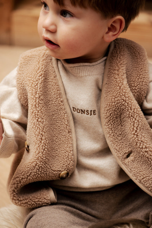 Monty Gilet | Hazelnut - Hazelnut