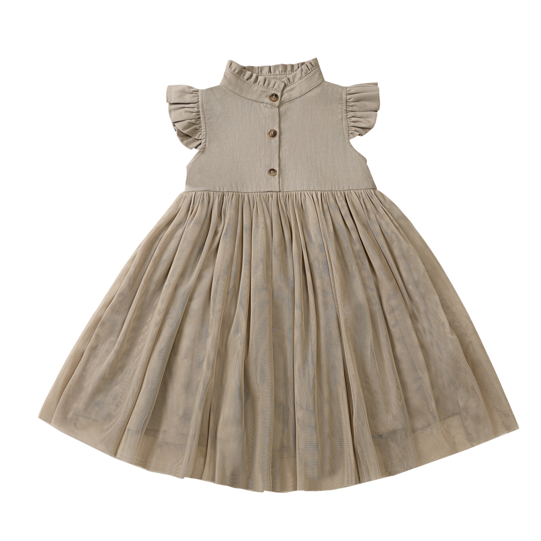 Fleurance Dress | Taupe | Taupe