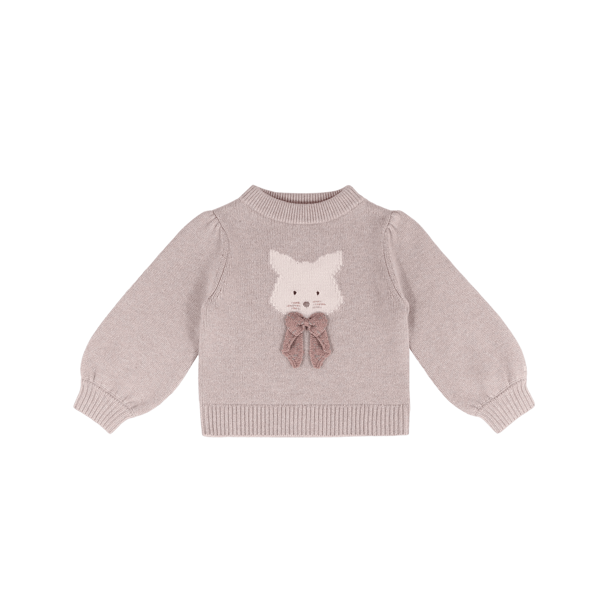 Denna Merino Wool Sweater | Cat | Ash Rose Melange - Ash Rose Melange