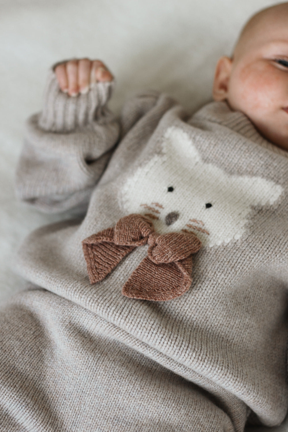 Denna Merino Wool Sweater | Cat | Ash Rose Melange - Ash Rose Melange