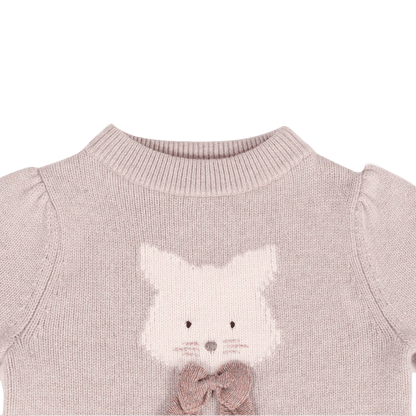 Denna Merino Wool Sweater | Cat | Ash Rose Melange - Ash Rose Melange