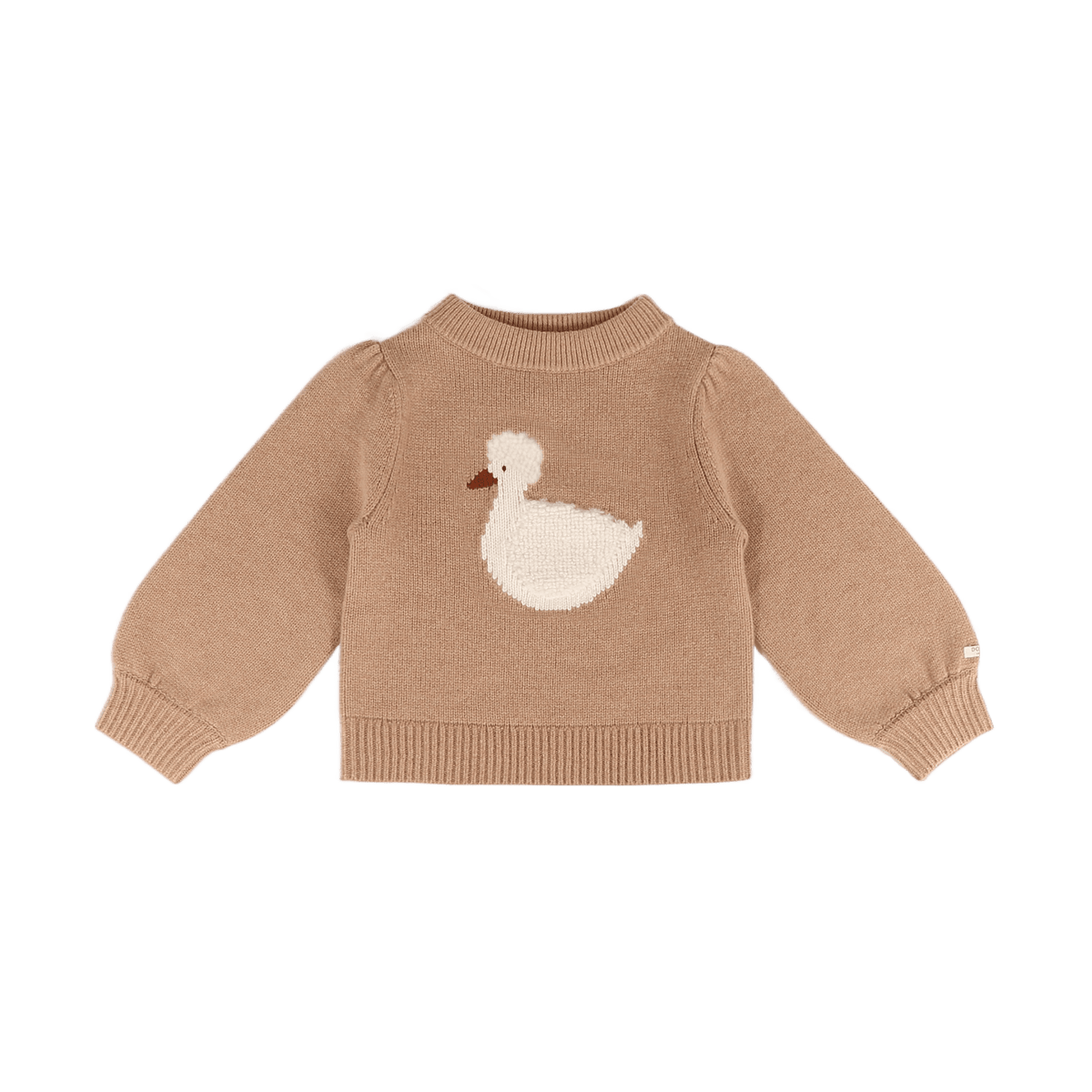 Denna Merino Wool Sweater | Duck | Hazelnut - Hazelnut