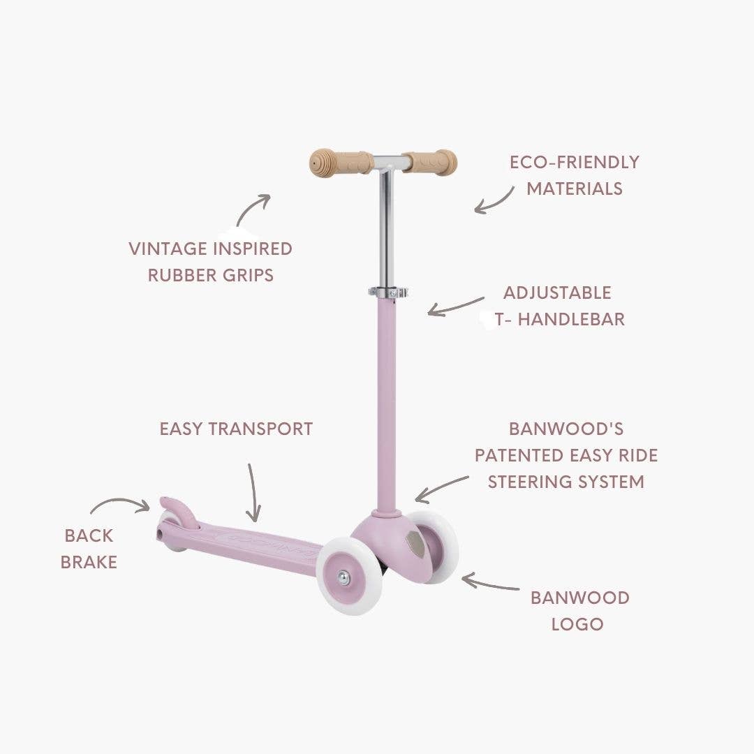 BANWOOD ECORIDE PACK - SCOOTER & HELMET- LAVENDER