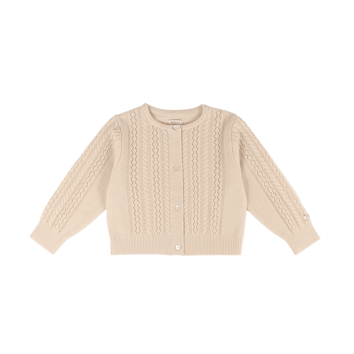 Danik Merino Wool Cardigan | Soft Sand - Soft Sand