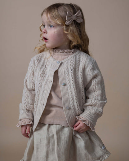 Danik Merino Wool Cardigan | Soft Sand - Soft Sand