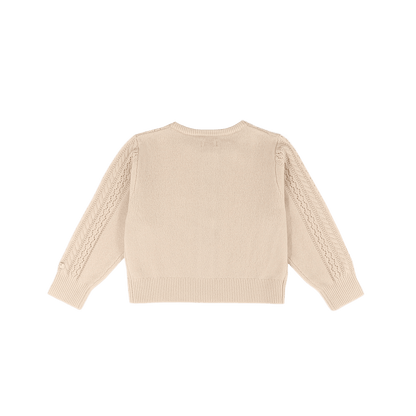 Danik Merino Wool Cardigan | Soft Sand - Soft Sand