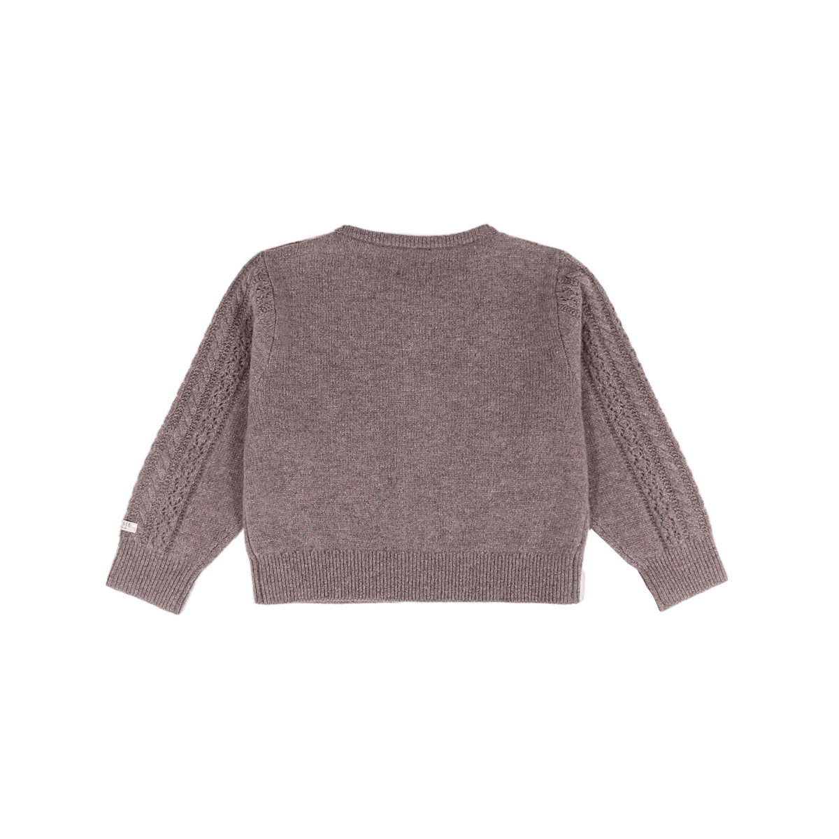 Danik Merino Wool Cardigan | Dark Taupe Melange - Dark Taupe Melange