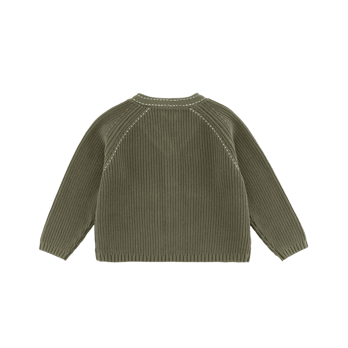 Khalan Cardigan | Stone Green - Stone Green