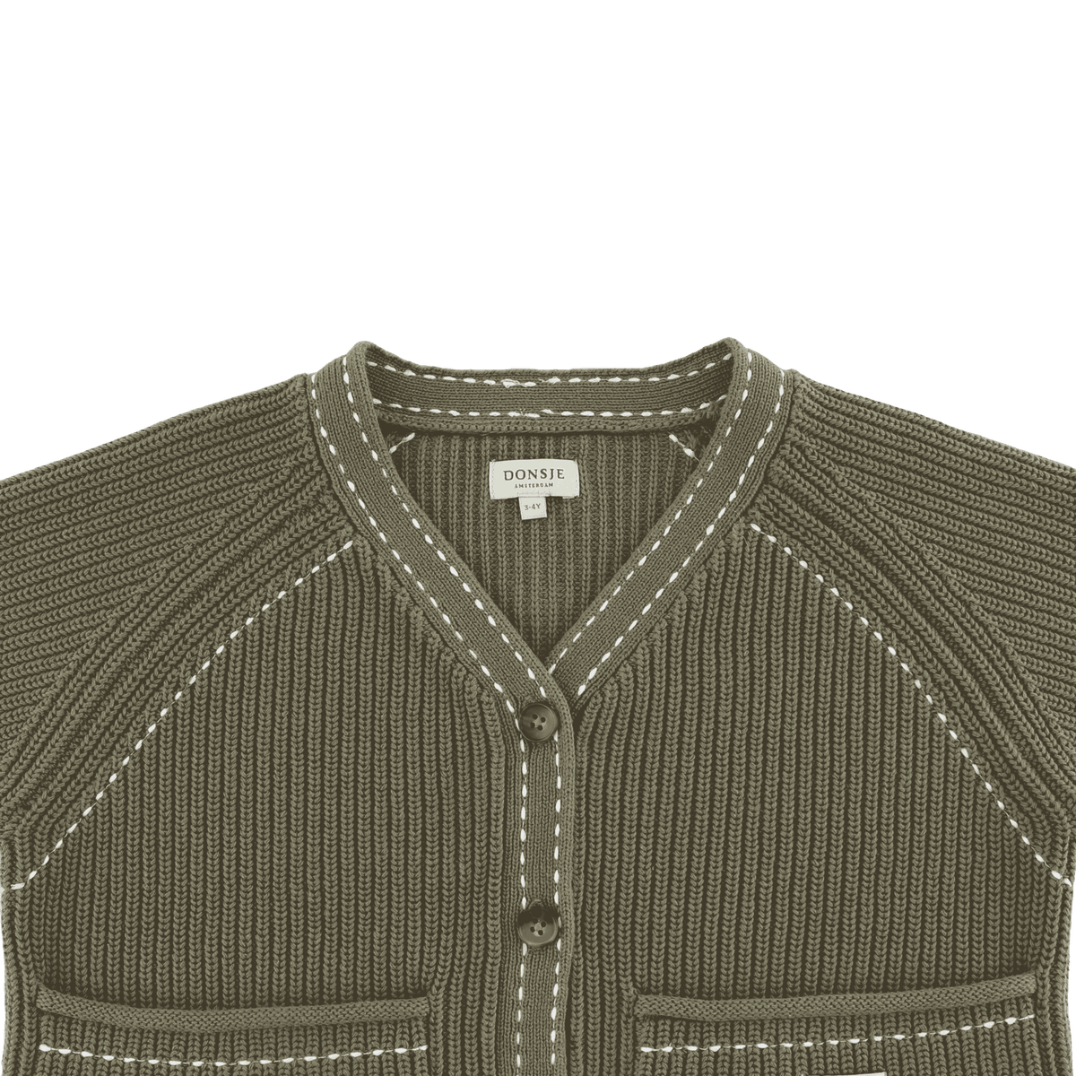 Khalan Cardigan | Stone Green - Stone Green