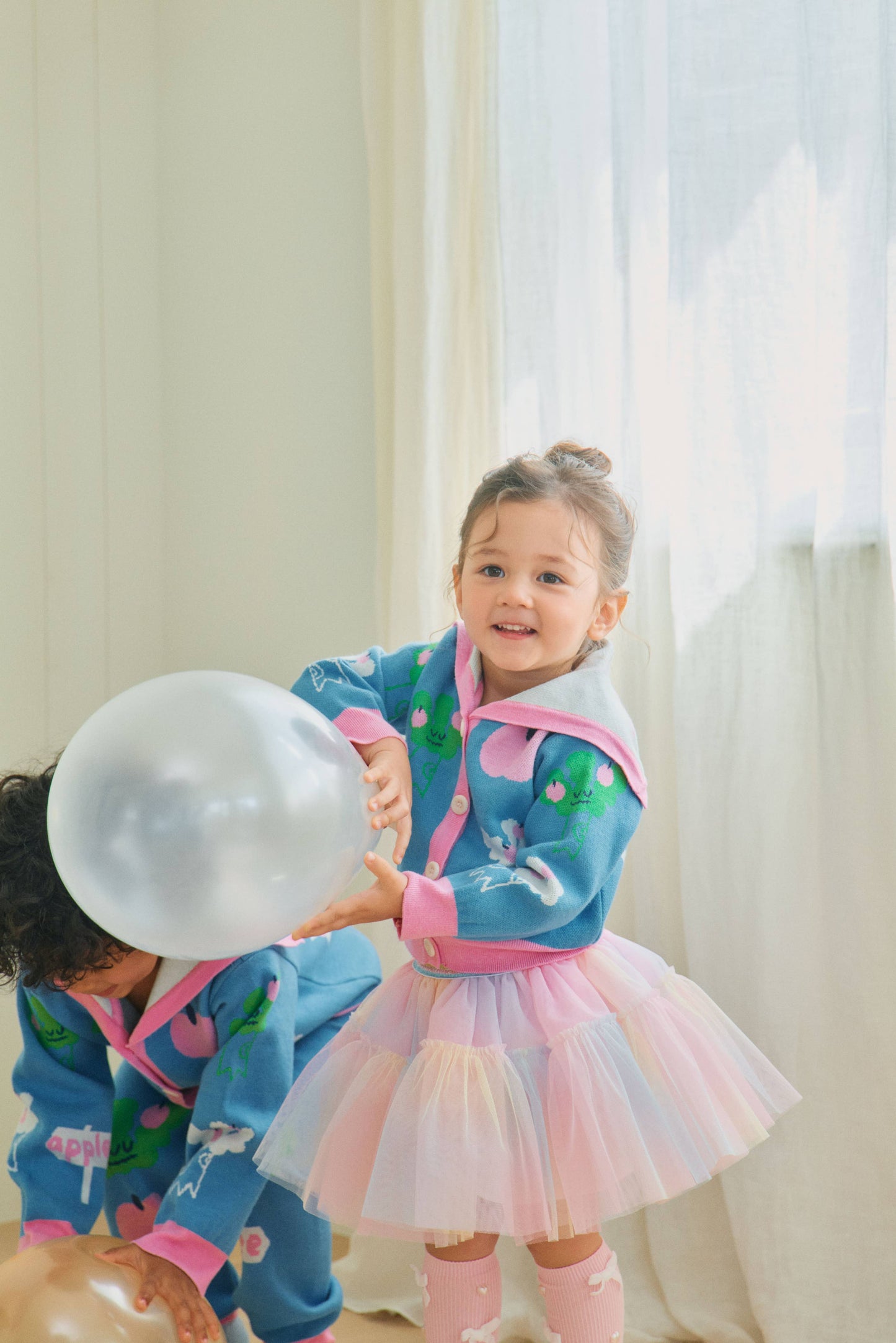 Apple Tree Sailor Cardigan: S