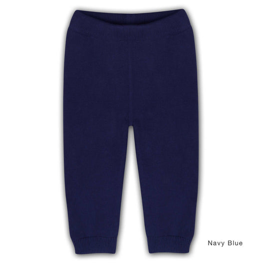 Pocket Baby Pants Sweater Knit (Organic) FW25 - 7 Colors: Navy Blue / 18-24M
