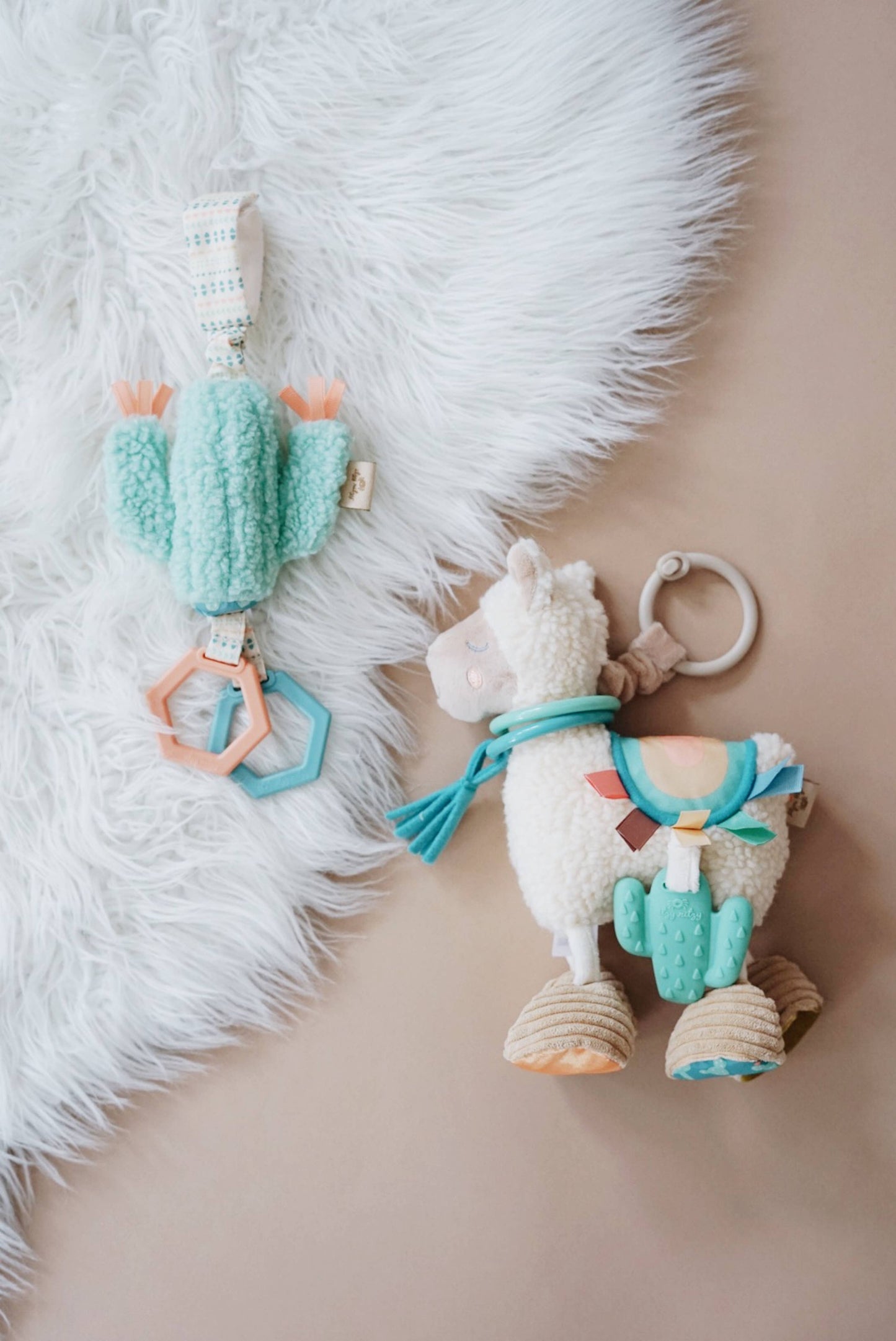 Itzy Friends Link & Love™ Activity Plush with Teether Toy: Unicorn