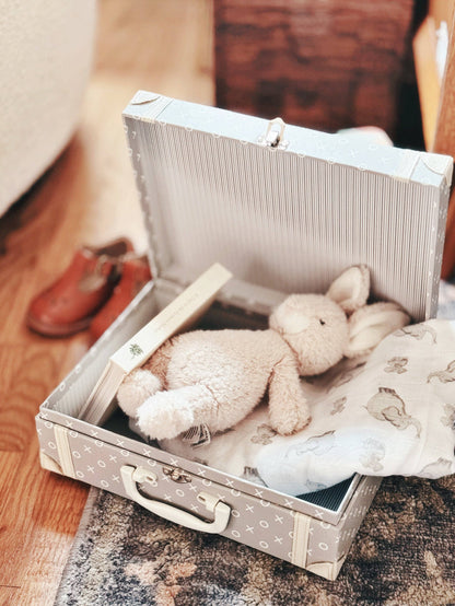 Gray Grandma Suitcase