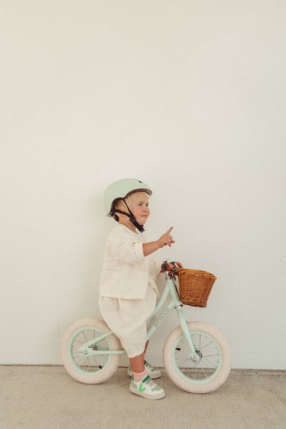 BANWOOD BALANCE BIKE 12" FIRST GO VINTAGE - PALE MINT