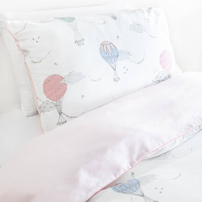 Touch The Sky Twin Set - Pink: Set (Duvet Cover + Pillowcase)